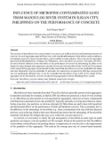 Influence of microfine-contaminated sand from Mandulog River system in Iligan City, Philippines on the performance of concrete