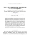 Application of newly proposed hardening laws for structural steel rods