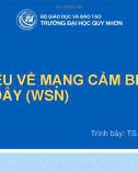 Bài giảng Giới thiệu về mạng cảm biến không dây (WSN): Chương 2 - TS. Nguyễn Duy Thông