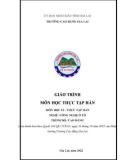 Giáo trình Thực tập hàn (Nghề: Công nghệ ô tô - Cao đẳng) - Trường Cao đẳng Gia Lai