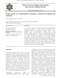 Sol-gel synthesis and characterization of neodymium orthoferrite for disposing oily wastewater