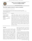 Highly effective graphene membrane for transformer oil purification