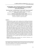 Antimicrobial and cytotoxic potential of endophytic actinomycetes isolated from Cinnamomum cassia Presl in Lai Chau Vietnam