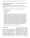 Effects of cysteine on goat sperm quality in cryopreservation