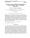 Preparation of cobalt-modified montmorillonite for corrosion inhibition of 2024 - T3 aluminium alloy surface