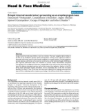 báo cáo khoa học: Ectopic internal carotid artery presenting as an oropharyngeal mass