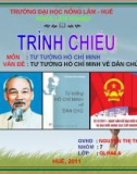 Đề tài: TƯ TƯỞNG HỒ CHÍ MINH VỀ DÂN CHỦ