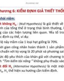 Bài giảng Xác suất thống kê: Chương 6 - Nguyễn Kiều Dung