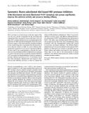 Báo cáo khoa học: Symmetric fluoro-substituted diol-based HIV protease inhibitors Ortho-fluorinated and meta-fluorinated P1/P1¢-benzyloxy side groups significantly improve the antiviral activity and preserve binding efficacyy