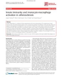 Báo cáo y học: Innate immunity and monocyte-macrophage activation in atherosclerosis