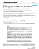 Báo cáo khoa học: Nucleotide identity and variability among different Pakistani hepatitis C virus isolates