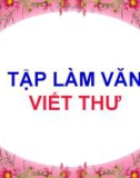 Bài giảng môn Tiếng Việt lớp 4 năm học 2020-2021 - Tuần 3: Tập làm văn Viết thư ​(Trường Tiểu học Thạch Bàn B)