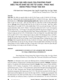 Đánh giá hiệu quả của phương pháp điều trị vô sinh do vòi tử cung - phúc mạc bằng phẫu thuật nội soi