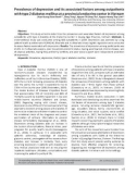 Prevalence of depression and its associated factors among outpatients with type 2 diabetes mellitus at a provincial endocrine center in Vietnam