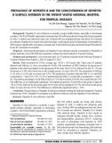 Prevalence of hepatitis B and the concentration of hepatitis B surface antibody in the patient visited National Hospital for Tropical Diseases