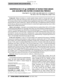 Seroprevalence of IgG antibodies of human toxocariasis and asociated risk factors in Khanh Hoa province