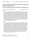 Báo cáo trường hợp bệnh: Điều trị rituximab trên bệnh nhân pemphigus vulgaris kháng trị