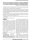 The effect of laser diode in treatment of chronic periodontitis at the Odonto - Stomatology Department of Friendship Hospital