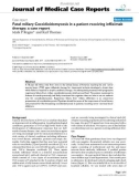 Báo cáo khoa hoc: Fatal miliary Coccidioidomycosis in a patient receiving infliximab therapy: a case report