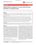 Báo cáo y học: Inflammatory responses to acute pneumovirus infection in neonatal mice