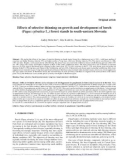 Báo cáo lâm nghiệp: Eﬀects of selective thinning on growth and development of beech (Fagus sylvatica L.) forest stands in south-eastern Slovenia