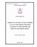 Luận án Tiến sĩ Y học: Nghiên cứu giá trị của chất chỉ điểm u CA125 và HE4 trong chẩn đoán giai đoạn và theo dõi điều trị bệnh ung thư buồng trứng