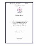 Tóm tắt luận án Tiến sĩ Y học: Nghiên cứu giá trị của chất chỉ điểm u CA125 và HE4 trong chẩn đoán giai đoạn và theo dõi điều trị bệnh ung thư buồng trứng