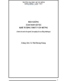 Bài giảng Khí tượng thuỷ văn rừng: Phần 1 - Lê Thị Hương Giang