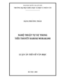 Luận án Tiến sĩ Văn học: Nghệ thuật tự sự trong tiểu thuyết Haruki Murakami