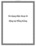 Sử dụng điện thoại di động tại Hồng Kông