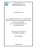 Tóm tắt luận văn Thạc sĩ Tài chính ngân hàng: Hoàn thiện hoạt động cho vay theo chương trình tín dụng tái canh cà phê tại Ngân hàng thương mại cổ phần Đầu tư và Phát triển Việt Nam chi nhánh Đắk Lắk