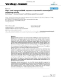 Báo cáo sinh học: Plant viral intergenic DNA sequence repeats with transcription enhancing activity