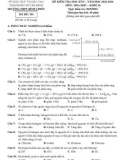 Đề thi học kì 2 môn Hóa học lớp 10 năm 2023-2024 có đáp án - Trường THPT Bình Chiểu, HCM