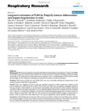 Báo cáo y học: Cyclic hydrostatic pressure and cotton particles stimulate synthesis by human lung macrophages of cytokines in vitro