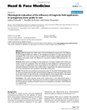 báo cáo khoa học: Histological evaluation of the influence of magnetic field application in autogenous bone grafts in rats