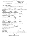 Đề thi giữa học kì 1 môn Toán lớp 9 năm 2023-2024 - Trường THCS Phương Thiện