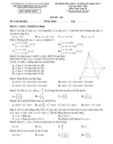 Đề thi giữa học kì 1 môn Toán lớp 11 năm 2023-2024 - Trường THPT Trần Hưng Đạo, Nam Định