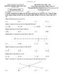 Đề thi học kì 1 môn Toán lớp 7 năm 2022-2023 có đáp án - Trường PTDTBT THCS Trà Tập, Nam Trà My