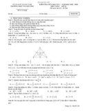 Đề thi giữa học kì 1 môn Toán lớp 11 năm 2022-2023 - Trường THPT Võ Chí Công, Quảng Nam