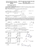 Đề thi học kì 2 môn Toán lớp 8 năm 2021-2022 có đáp án - Trường PTDTBT TH&THCS Trà Ka