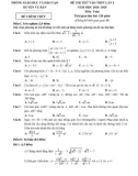 Đề thi thử tuyển sinh vào lớp 10 môn Toán năm 2024-2025 có đáp án - Phòng GD&ĐT huyện Vụ Bản (Lần 1)