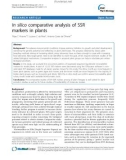 báo cáo khoa học: In silico comparative analysis of SSR markers in plants