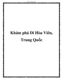 Khám phá Di Hòa Viên, Trung Quốc