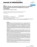 Báo cáo y học: Early Different roles for non-receptor tyrosine kinases in arachidonate release induced by zymosan and Staphylococcus aureus in macrophages