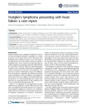 Báo cáo y học: Hodgkin's lymphoma presenting with heart failure: a case report