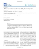 Báo cáo sinh học: Hide and seek: the secret identity of the phosphatidylserine receptor