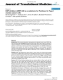 báo cáo hóa học: KSP inhibitor ARRY-520 as a substitute for Paclitaxel in Type I ovarian cancer cells