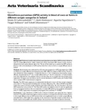 Báo cáo khoa học: Glutathione peroxidase (GPX) activity in blood of ewes on farms in different scrapie categories in Iceland