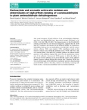 Báo cáo khoa học: Carboxylate and aromatic active-site residues are determinants of high-afﬁnity binding of x-aminoaldehydes to plant aminoaldehyde dehydrogenases