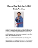 Phương Pháp Huấn Luyện